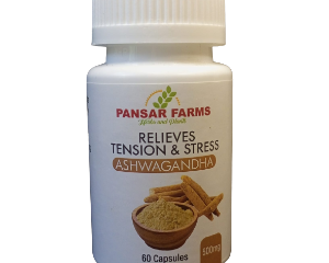 Aswagandha calm nerves and relieve stress- Pansar Farms. ASWAGANDHA (60 capsules 500 mg each)
