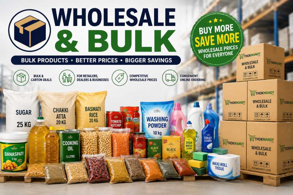 Wholesale and bulk products in Pakistan
