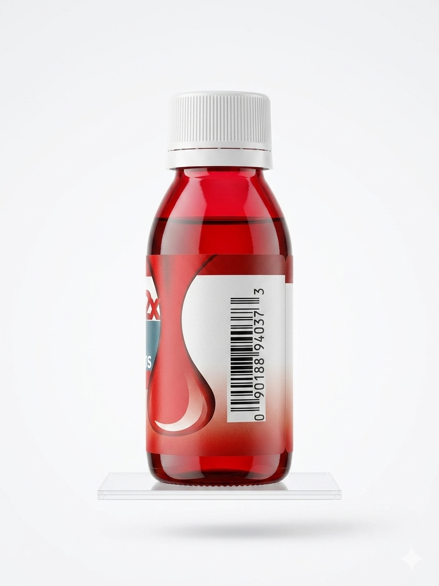Khoraak Foods red liquid food color bottle 60ml concentrated