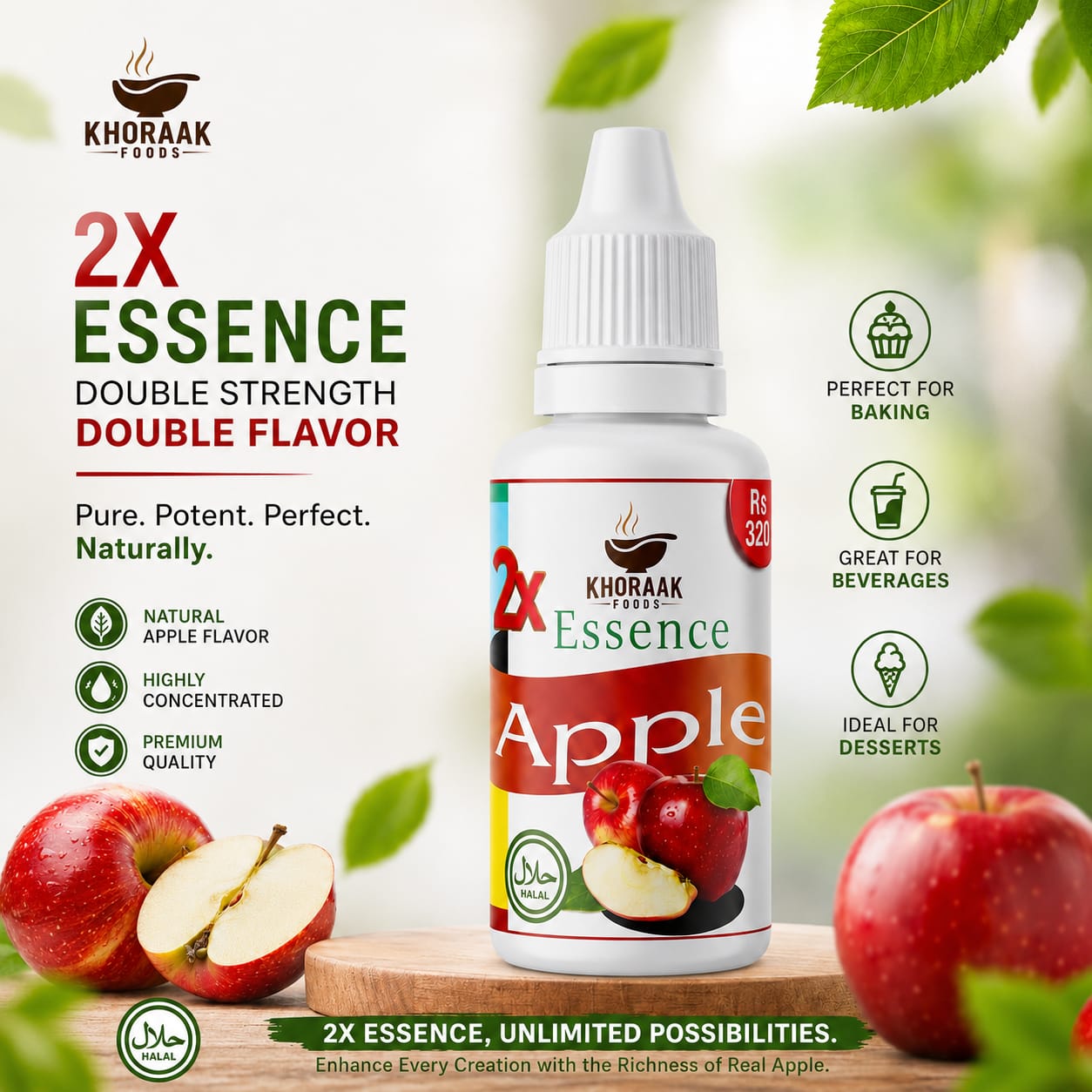 Khoraak Foods Apple Essence