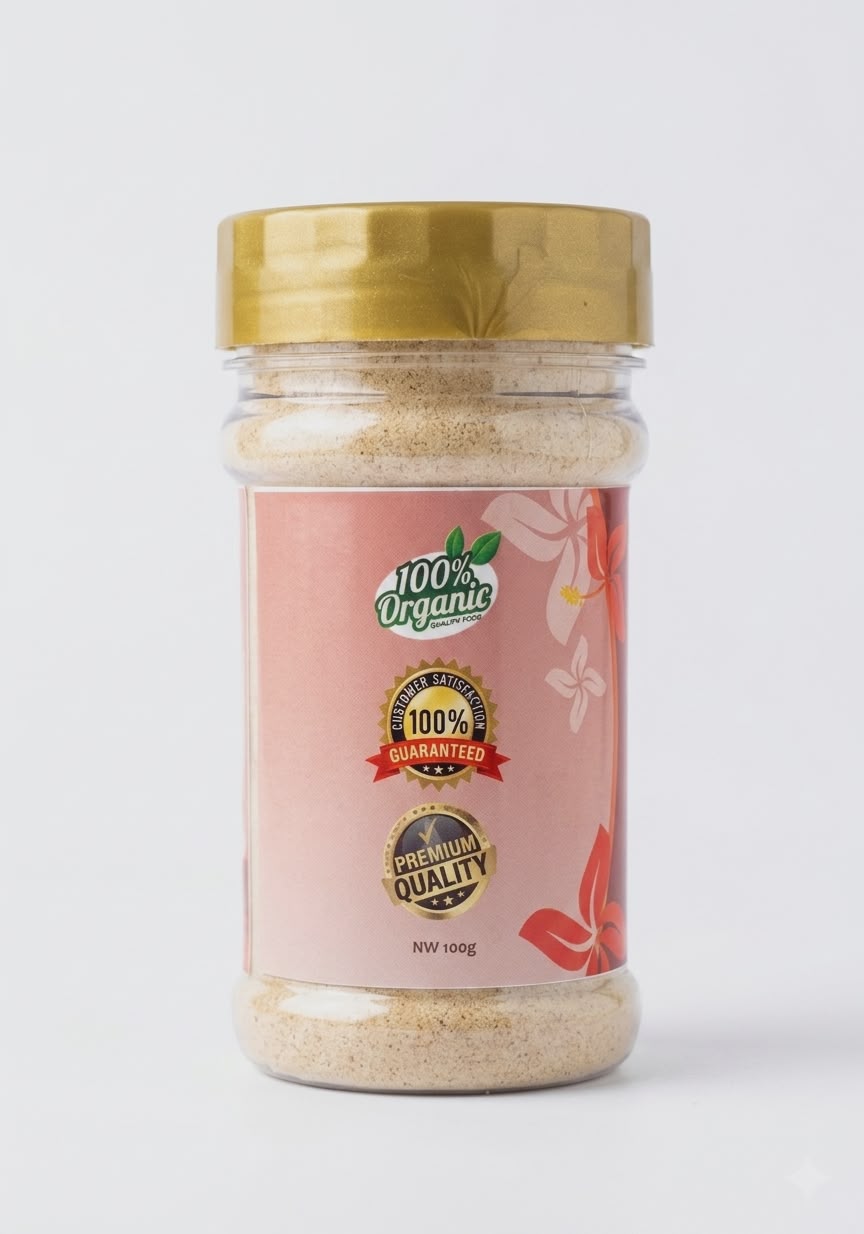 Khoraak Foods Ginger Powder sealed jar hygienic packed adrak powder