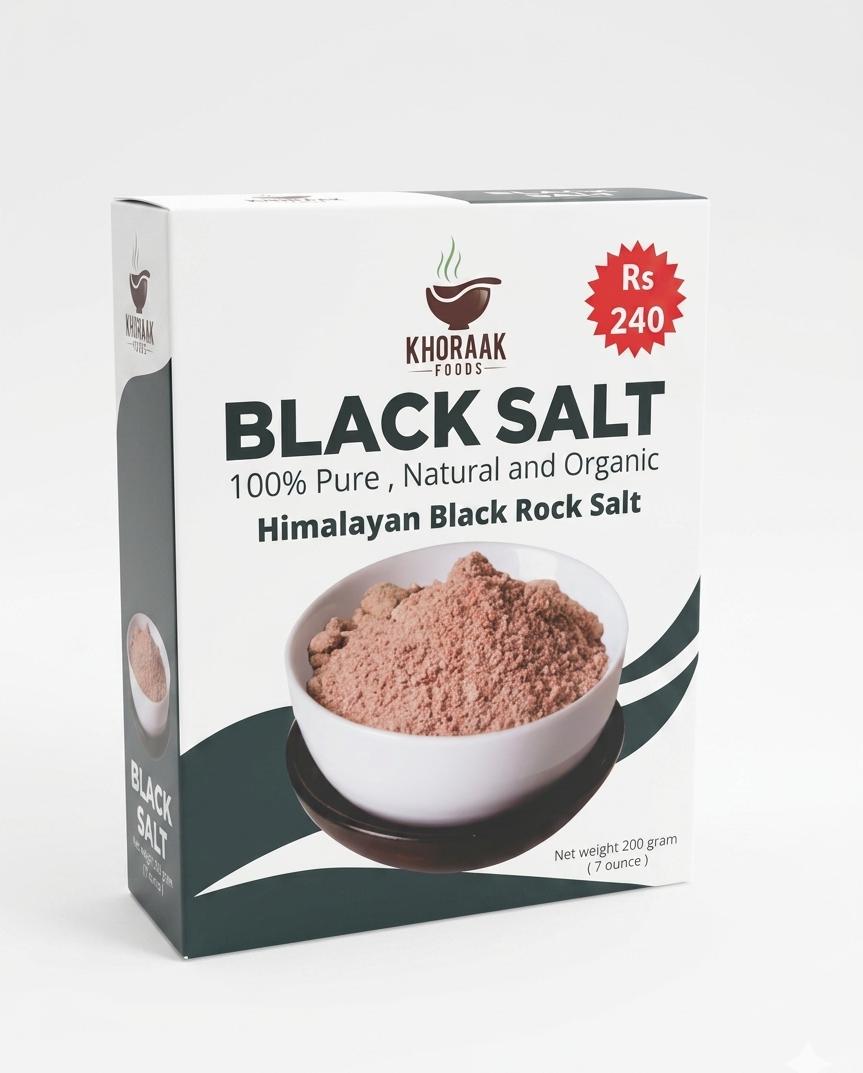 khoraak Foods black salt 200g