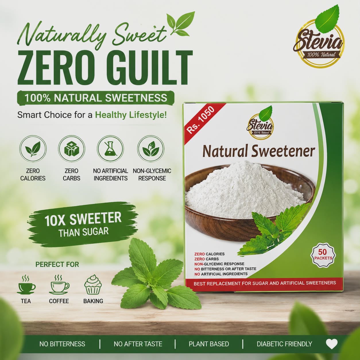 Stevia registered trade mark Khoraak Foods