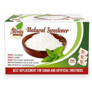 stevia powder 300 sachet box khoraak Foods