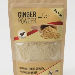 Khoraak Foods premium ginger powder pouch natural adrak powder
