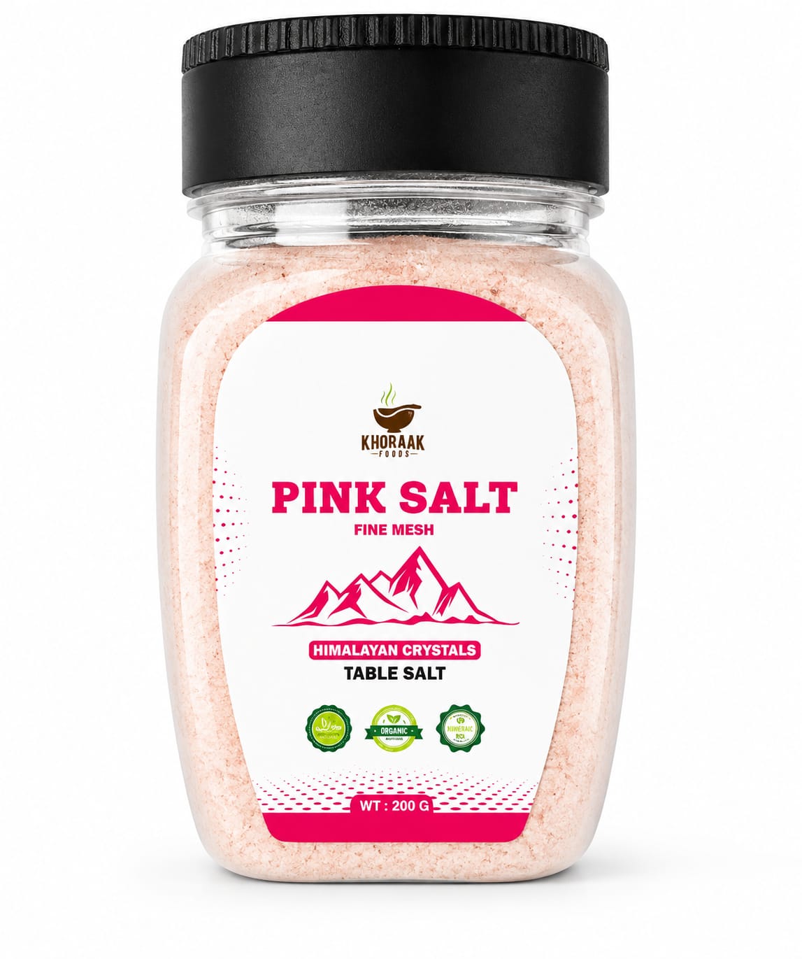 Table Salts (Black, Pink & White) | FREE Dispenser | Bundle pack of 4 - Image 4