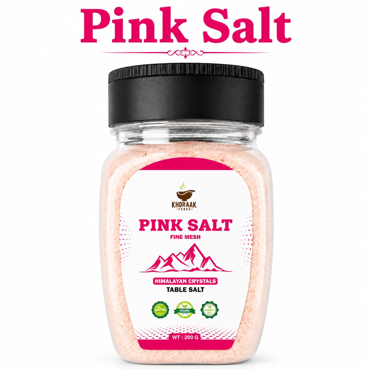 Khoraak Foods Pink Table Salt 200g