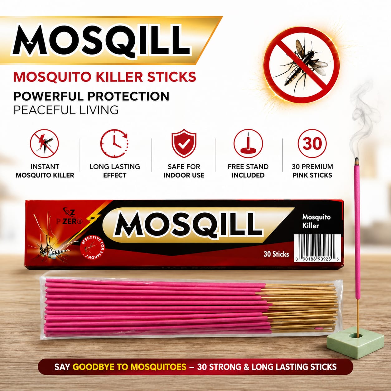 MOSQILL Mosquito Killer Sticks (Machar Batti)