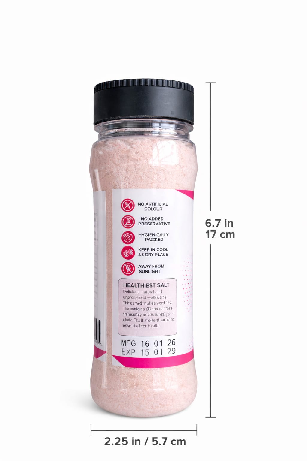 Pink Table Salt 400g – Natural Himalayan Pink Salt by Khoraak Foods Pakistan