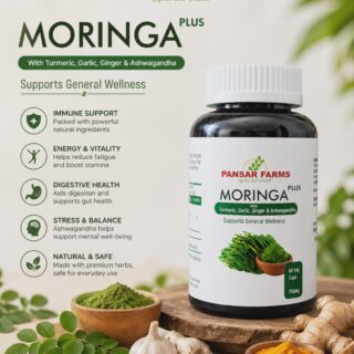 Moringa Capsules 750mg – Moringa Plus Supplement | Pansar Farms