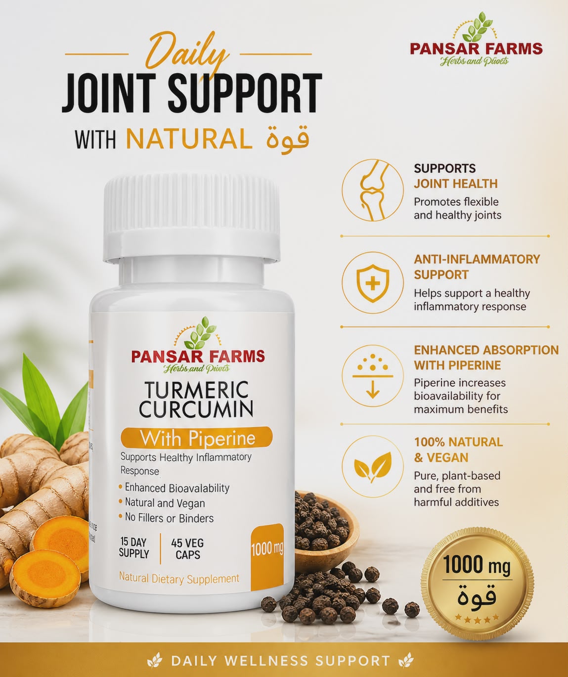 Turmeric With Biopeperine