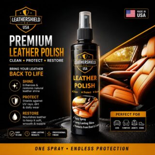 premium leather polish spray 250ml