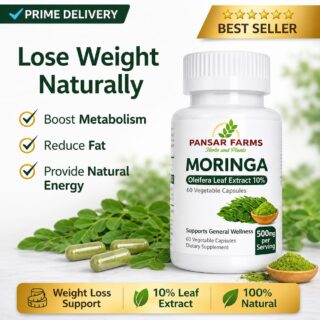 Moringa Oleifera Capsules 500mg – Natural Energy & Immunity | Pansar Farms