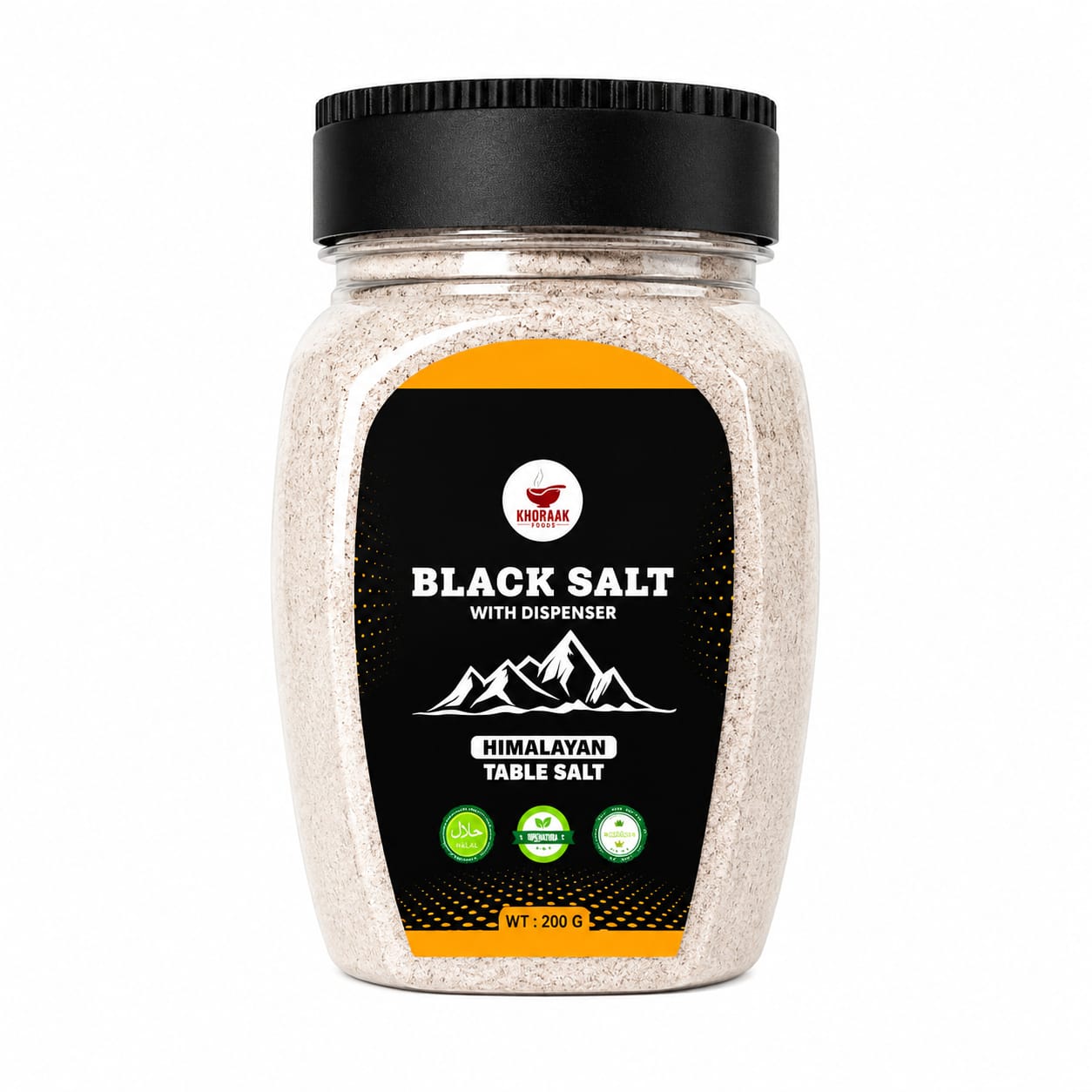 Table Salts (Black, Pink & White) | FREE Dispenser | Bundle pack of 4 - Image 2