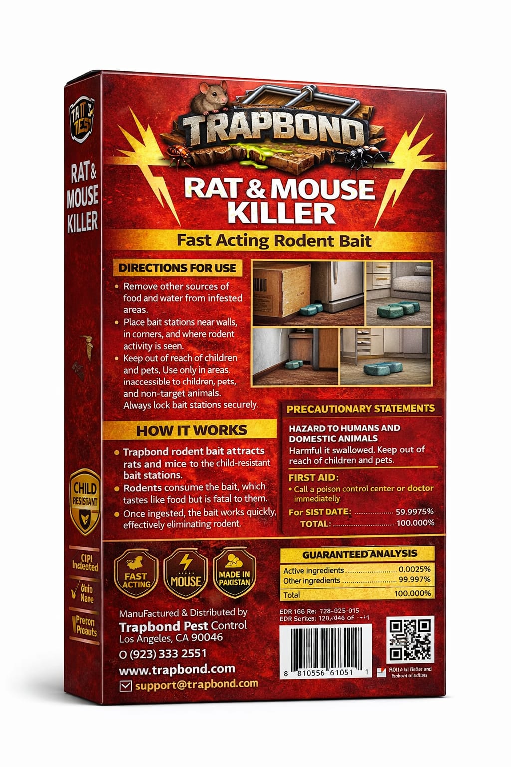 Trap Bond Rat Killer Tablets | Rodent Control for Rats & Mice - Image 3