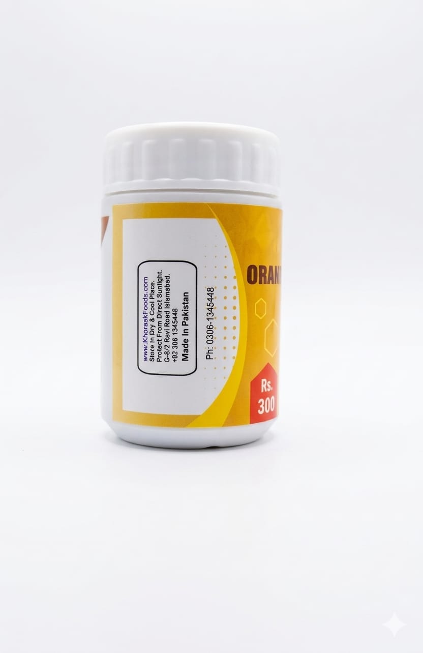 Khoraak Foods orange food color powder 40g