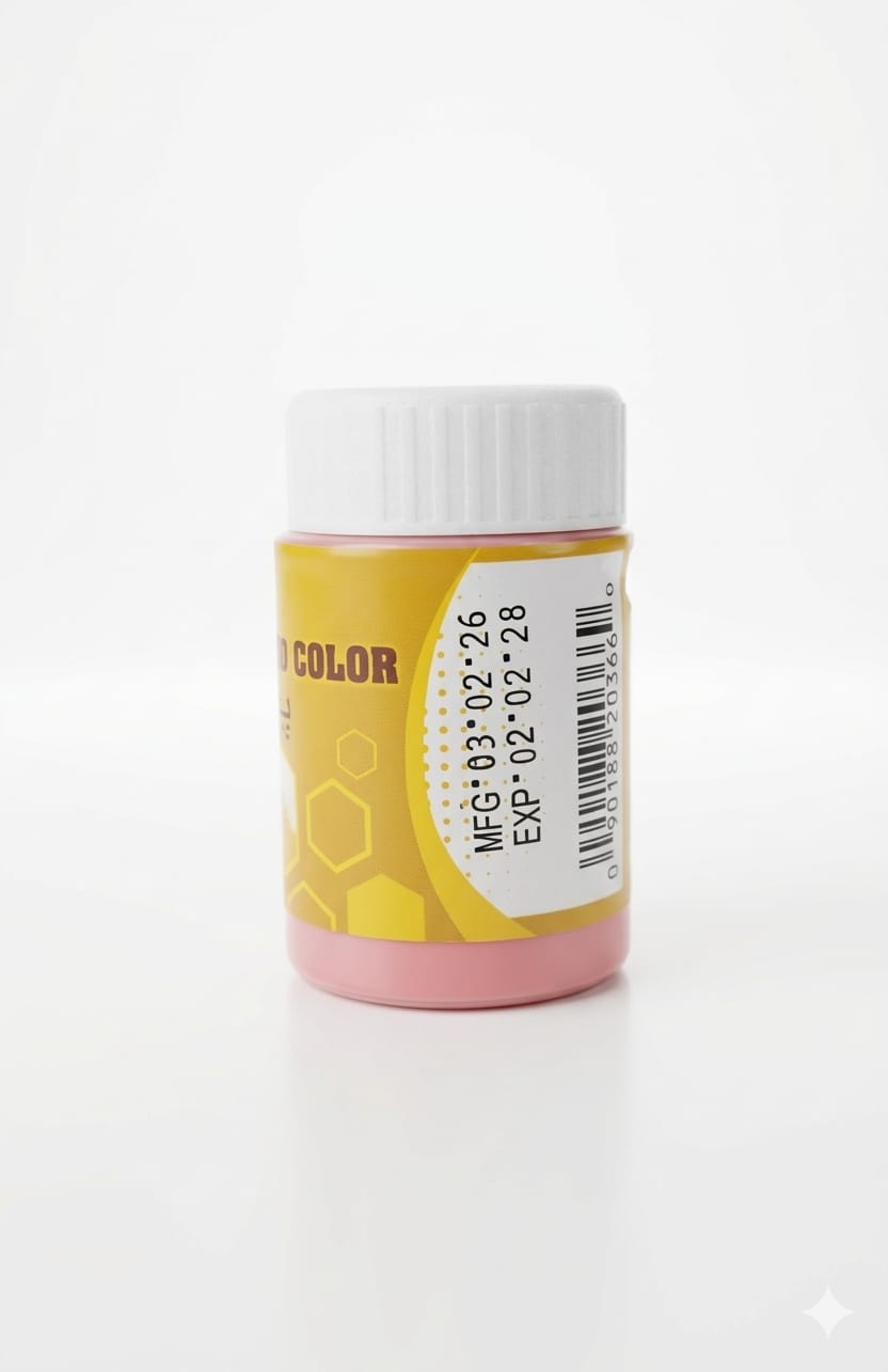 Fine yellow powder food color texture
