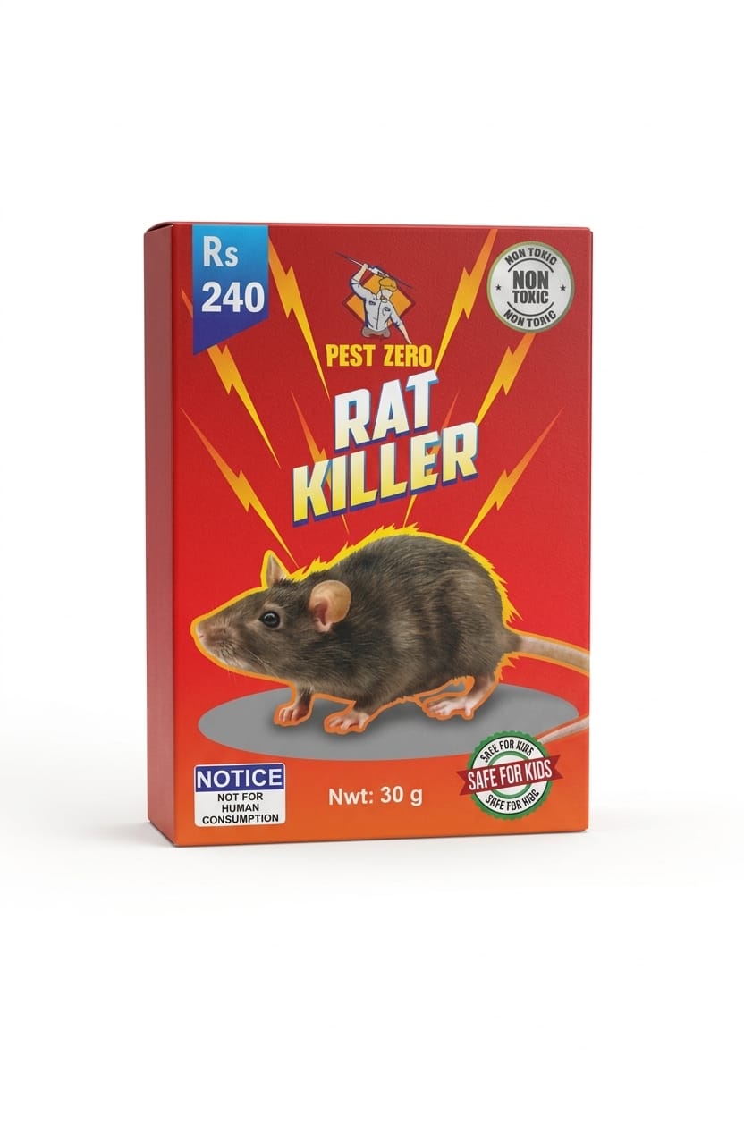Pest Zero Rat Killer Pellets 30g Fast Rodent Control Solution Non-Poisonous and Safe