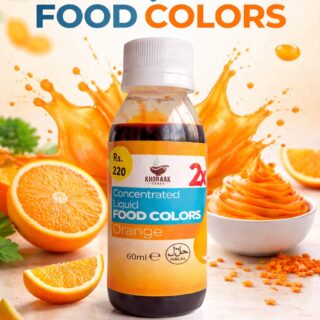 highly concentrated orange liquid food color