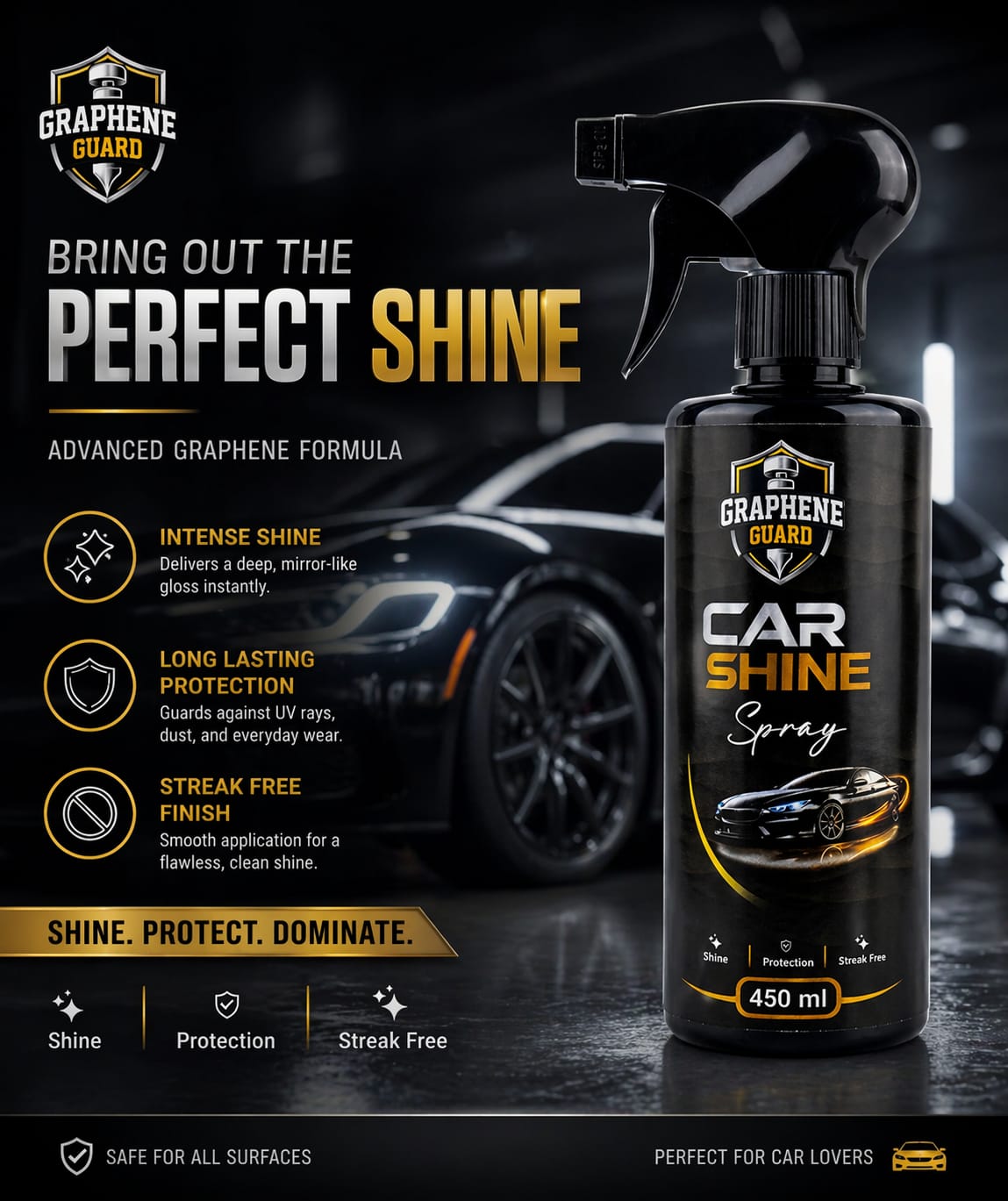 graphene car shine spray Pakistan 🚗
