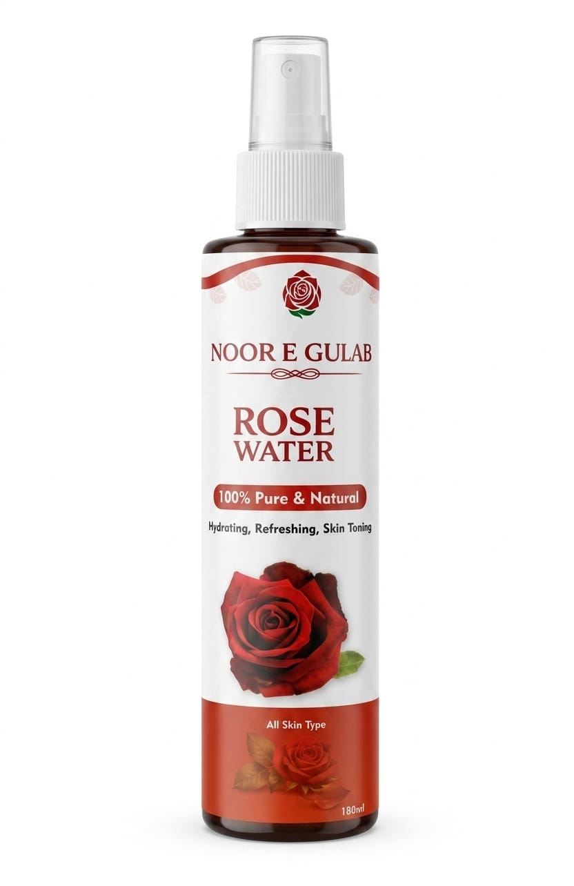 Noor E Gulab rose water for glowing skin