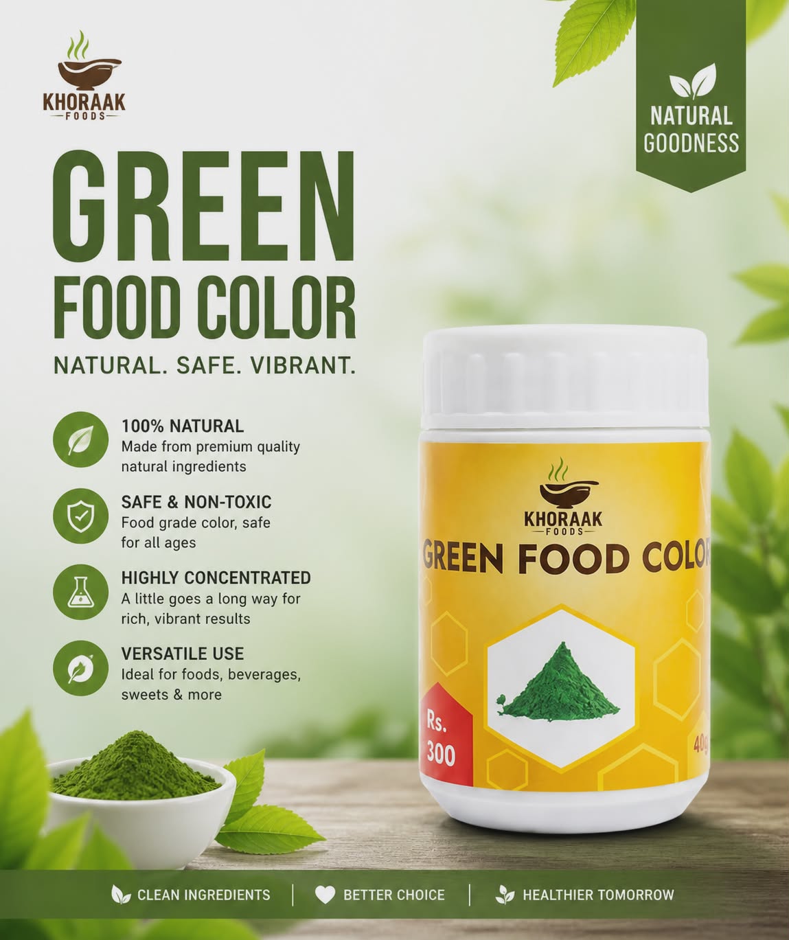 green food color