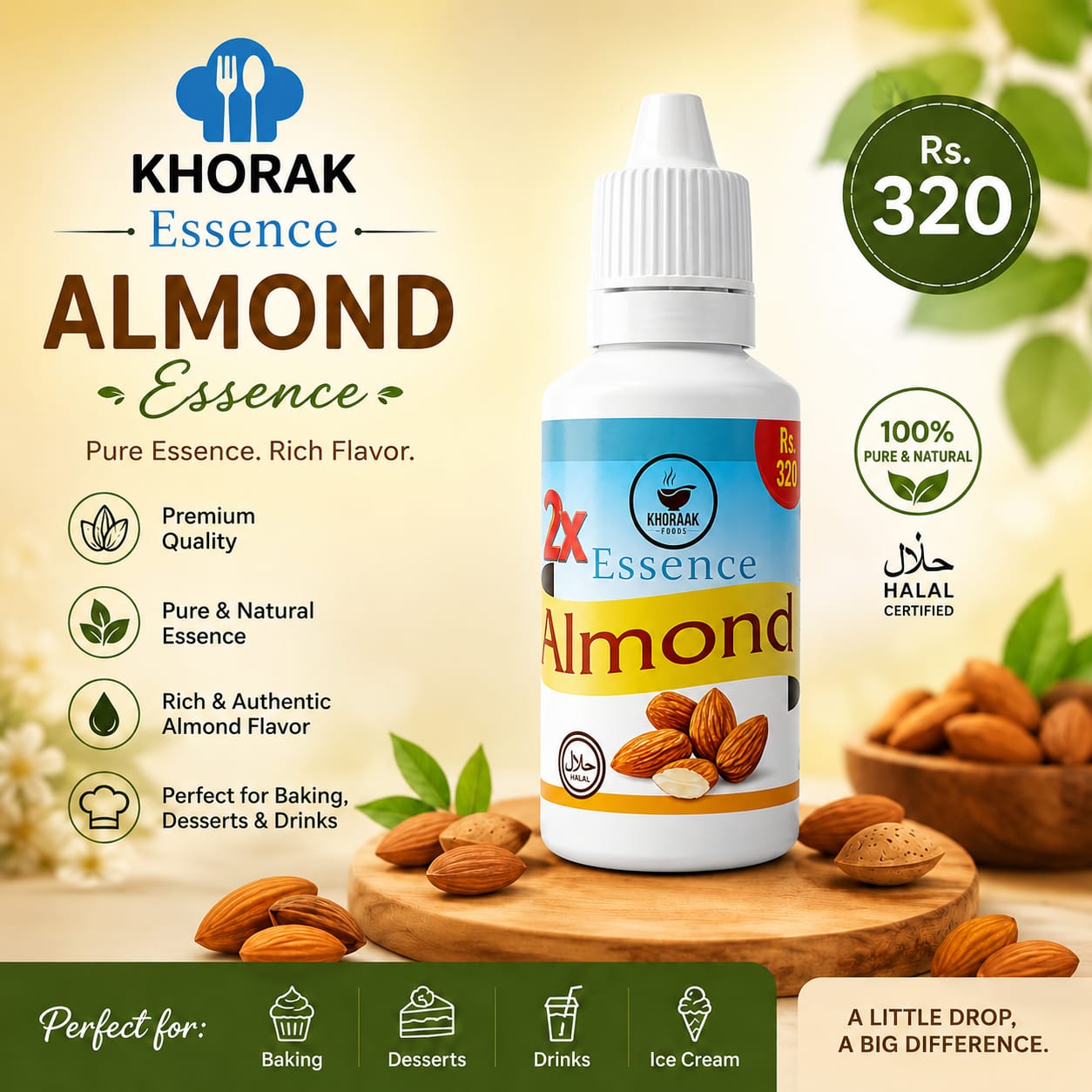 Almond Essence 20ml – Highly Concentrated, Halal, Premium Flavor - Image 6