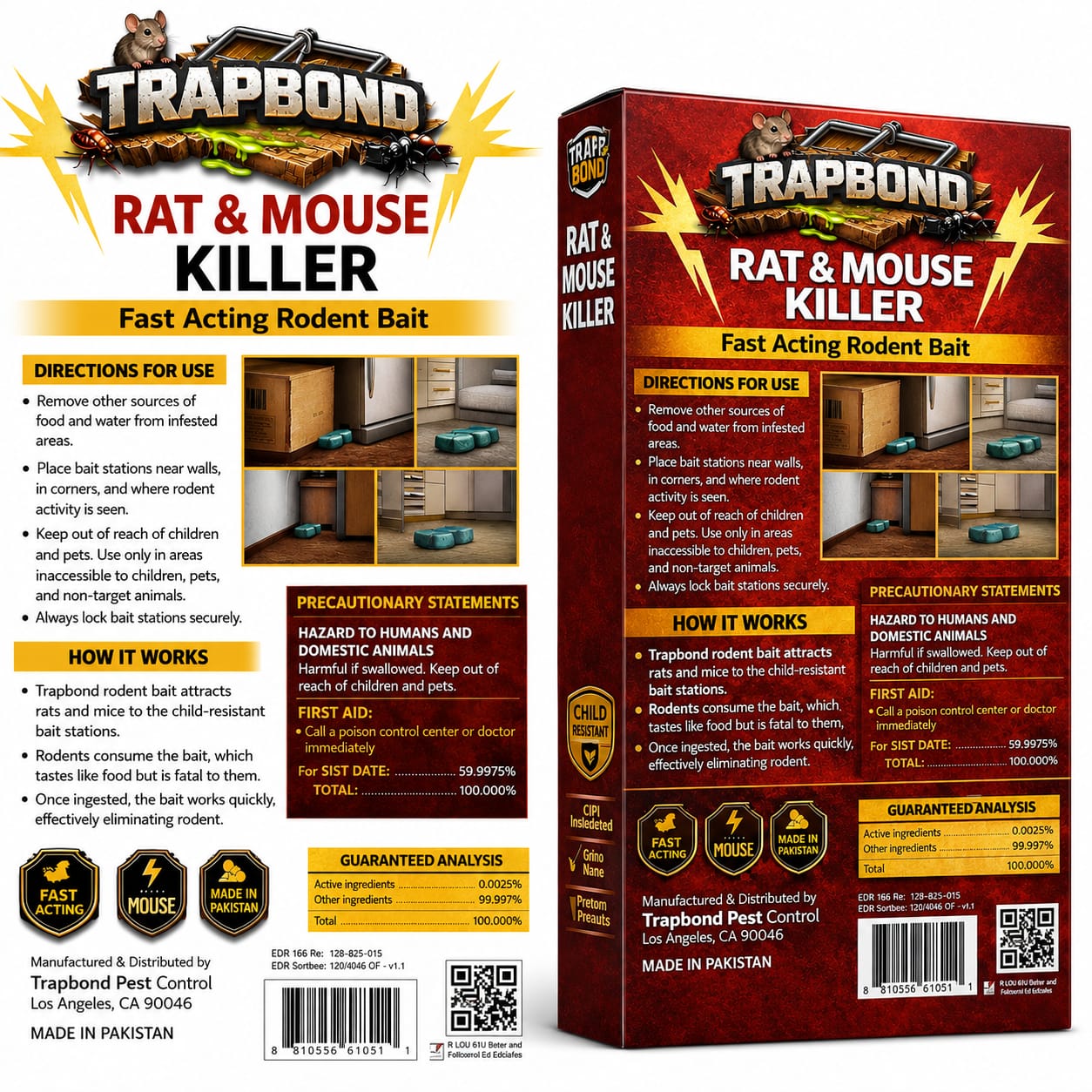 TrapBond Rat & Mouse Killer