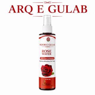 Noor E Gulab Rose Water Spray 180ml – 100% Pure & Natural Face Mist 🌹
