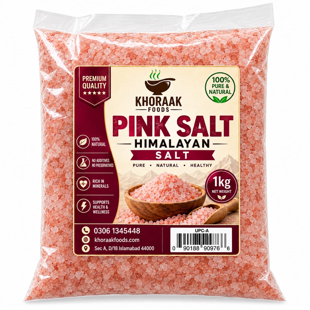 Pink Himalayan Salt Bulk | Salt 1KG 12KG 25KG Export Quality