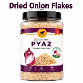 Khoraak Foods Dehydrated Pyaz 150g – Premium Sun Dried Onion Flakes 🧅