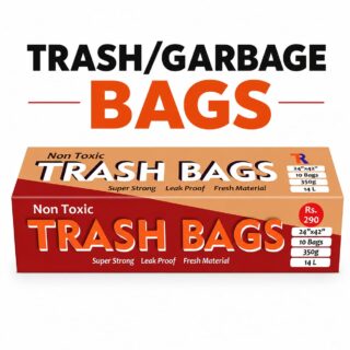 Non Toxic Trash Bags with super strong, leak proof, and fresh material features