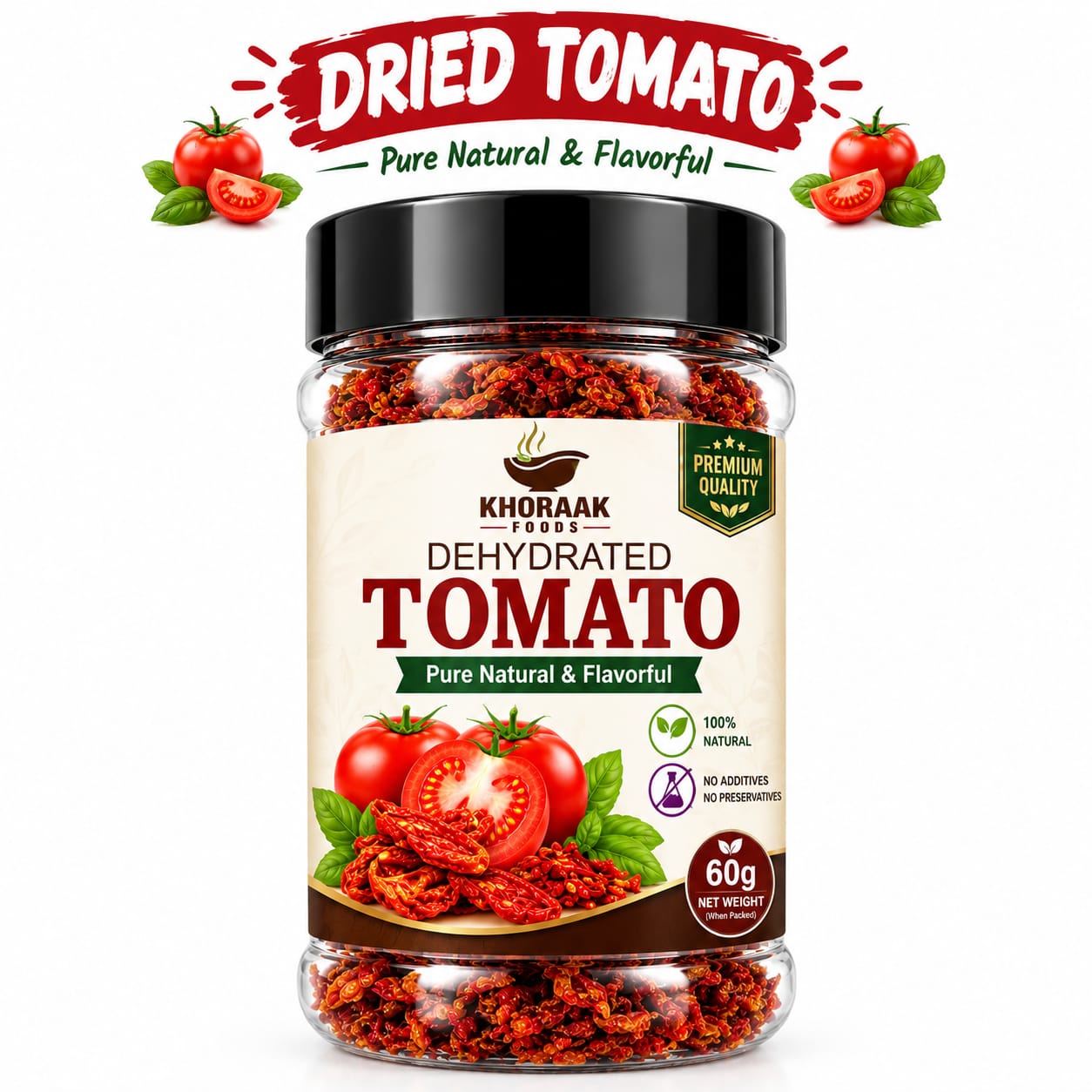 Dehydrated Tomato 60g Premium Dried Tamatar Pakistan