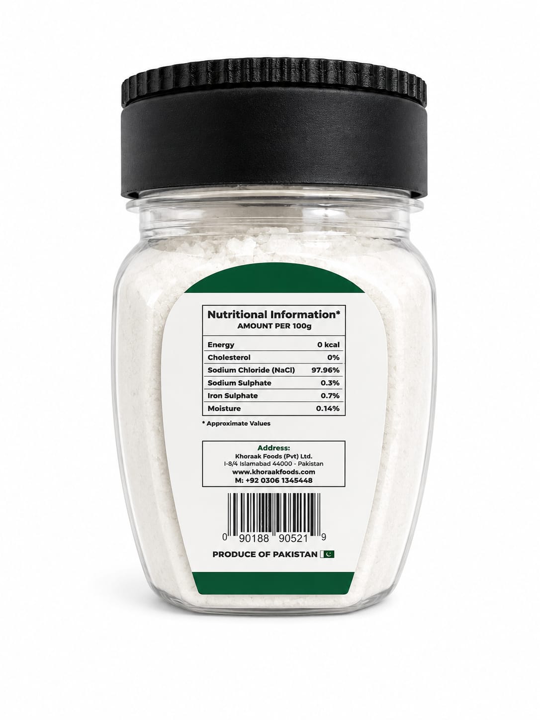 White Table Salt 100g – Khoraak Foods | Free Dispenser Worth Rs. 150 | Premium Fine Salt - Image 3