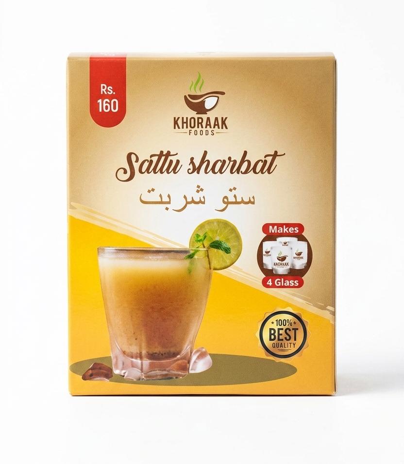 Khoraak Foods Sattu Sharbat Instant Drink Mix