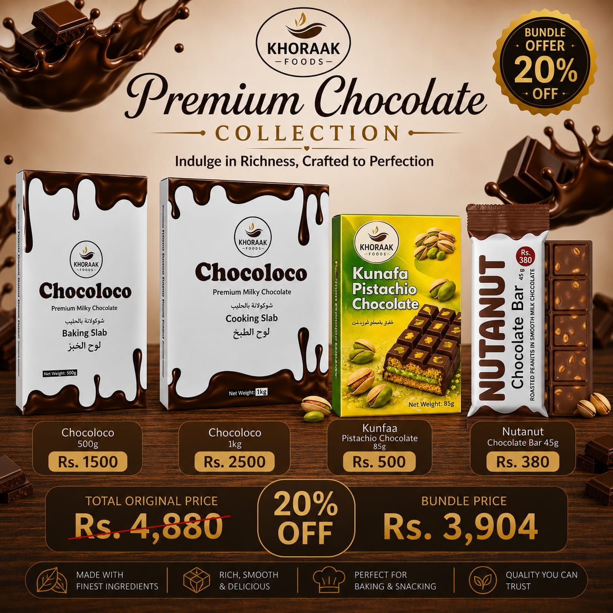 Khoraak Foods Premium Chocolate Collection