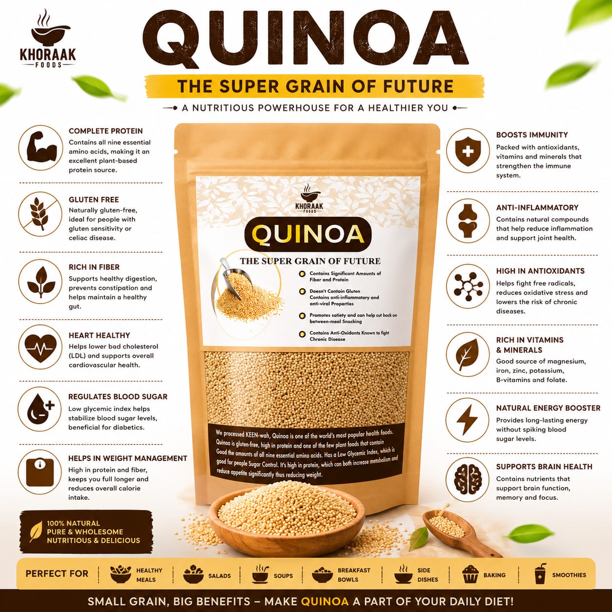 Khoraak Foods Quinoa Super Grain