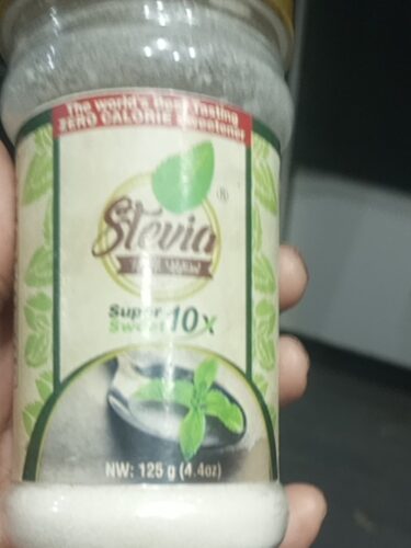 Stevia Natural Sweetener 125g Jar | Zero Calorie Sugar Substitute | Best Stevia in Pakistan photo review