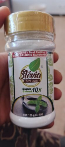 Stevia Natural Sweetener 125g Jar | Zero Calorie Sugar Substitute | Best Stevia in Pakistan photo review