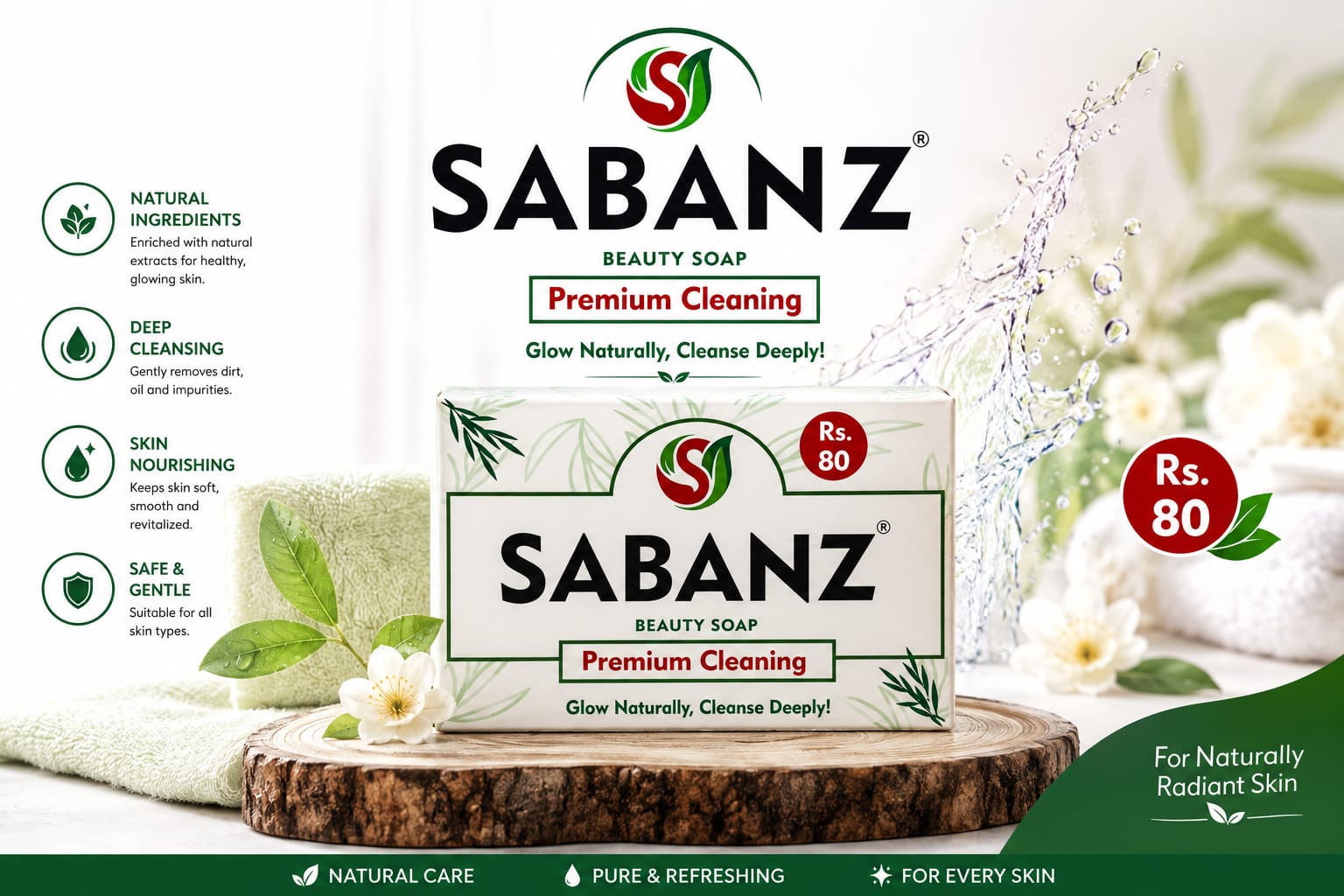 Sabanz Beauty Soap Premium Cleaning