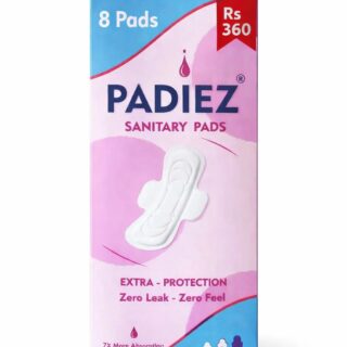 PADIEZ Sanitary Pads – Soft, Comfortable & Leak-Proof (8 Pads/Box)