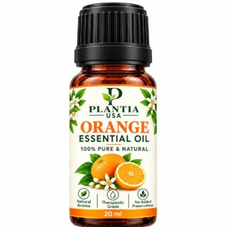 Orange Essential Oil 20ml – 100% Pure & Natural Orange Oil, Fresh Cooling Aroma for Diffuser, Aromatherapy & External Use