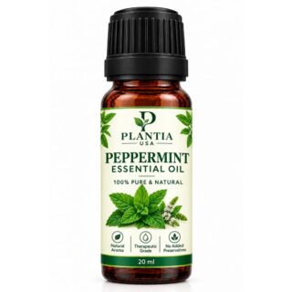Peppermint Essential Oil 20ml – 100% Pure & Natural Peppermint Oil, Fresh Cooling Aroma for Diffuser, Aromatherapy & External Use
