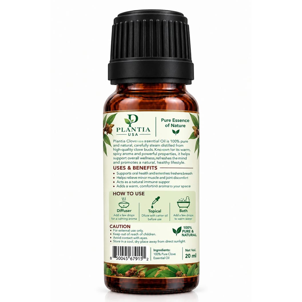 Clove Essential Oil 20ml – 100% Pure & Natural