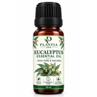 Eucalyptus Essential Oil 20ml – 100% Pure & Natural Eucalyptus Oil for Diffuser, Aromatherapy & Topical Use