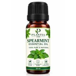 Spearmint Essential Oil 20ml – 100% Pure & Natural Spearmint Oil for Aromatherapy, Diffuser, Massage & External Use