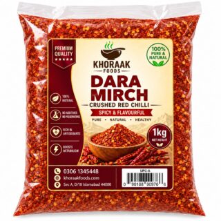 Dara Mirch 1KG – Premium Crushed Red Chilli | Kunri, Sindh Pakistan
