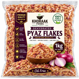 Khoraak Foods Dehydrated Onion Flakes 1kg Wholesale Pakistan